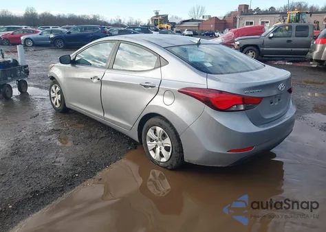 2016 Hyundai Elantra Se z USA, uszkodzony, nr VIN 5NPDH4AE6GH731816